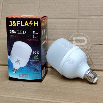 หลอดไฟ LED หลอดไฟตุ้ม ซื้อ 8 แถม 2 = ได้ 10 หลอด ขั้วเกลียว E27 ไฟ 220 V มีขนาด 25W,35W,45W,65W,105W