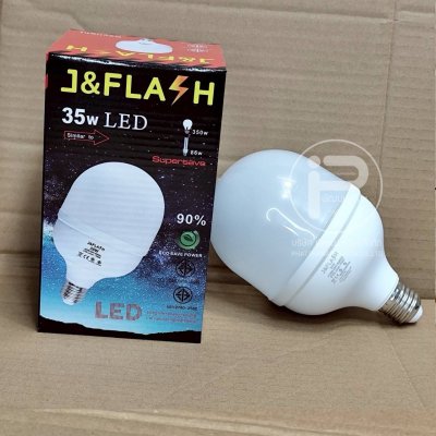 หลอดไฟ LED หลอดไฟตุ้ม ซื้อ 8 แถม 2 = ได้ 10 หลอด ขั้วเกลียว E27 ไฟ 220 V มีขนาด 25W,35W,45W,65W,105W