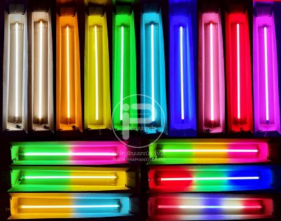 (ขายปลีก) หลอดไฟงานวัด T8 (มีปลั๊ก) ยกลัง 30 หลอด