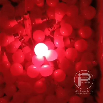 สายไฟระย้า ขั้วห้อยระย้า 30 เมตร พร้อมหลอดไฟปิงปอง 90 หลอด ขนาด 9 วัตต์