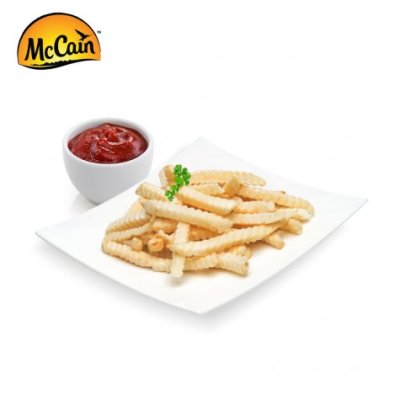 McCain Crinkle Cut 1/2"(13 mm) (มันฝรั่งเส้นหยักขนาด 13 มิล)