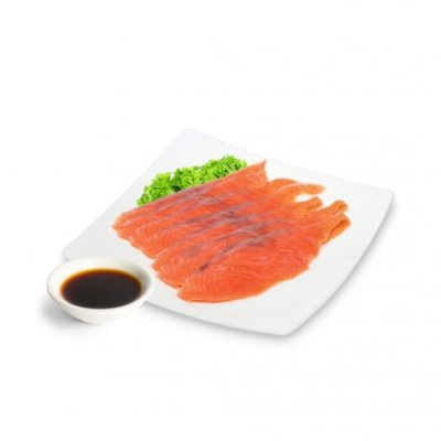 Smoked Salmon Trout & Atlantic P/S (Slice) (ปลาแซลมอนเทร้าต์ รมควัน แบบสไลซ์) (ปลาแซลมอนแอตแลนติก รมควัน แบบสไลซ์)