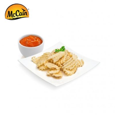 McCain Ore-Ida Waffles Fries (มันฝรั่งแผ่นกลมลายตาราง ไม่ปรุงรส)