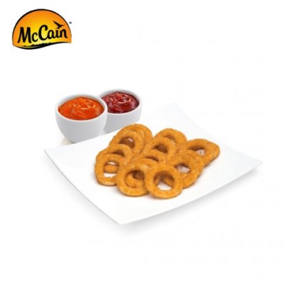 McCain Breaded Preformed Onion Rings (หอมใหญ่บดหยาบขึ้นรูป)