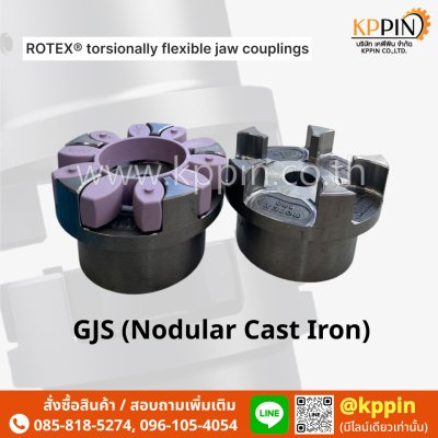 ยอย KTR Rotex GJS เหล็กหล่อเหนียวเยอรมัน GGG40 GR สีเขียว สีม่วง สีส้ม KTR Rotex Coupling Nodular Cast Iron Type GR ยอยเหล็กหล่อ ยอยเหล็กเหนียว ยางยอยเยอรมัน ขนาด 9, 14, 19, 24, 28, 38, 42, 48, 55, 65, 75, 90, 100, 110, 125, 140, 160, 180