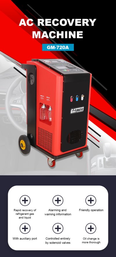 เครื่องแวคระบบแอร์ รีไซเคิ้ลน้ำยาแอร์ GM720A