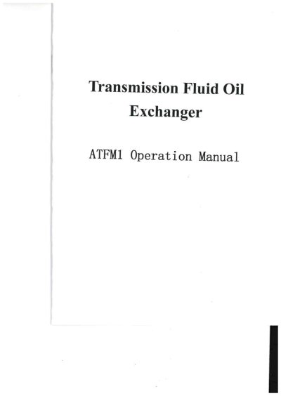 ATF20DTเครื่องฟอกเกียร์