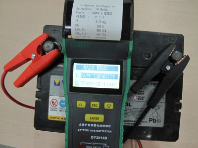 เครื่องเช็คแบต12/24 มีเครื่องพิมพ์ BT2015C