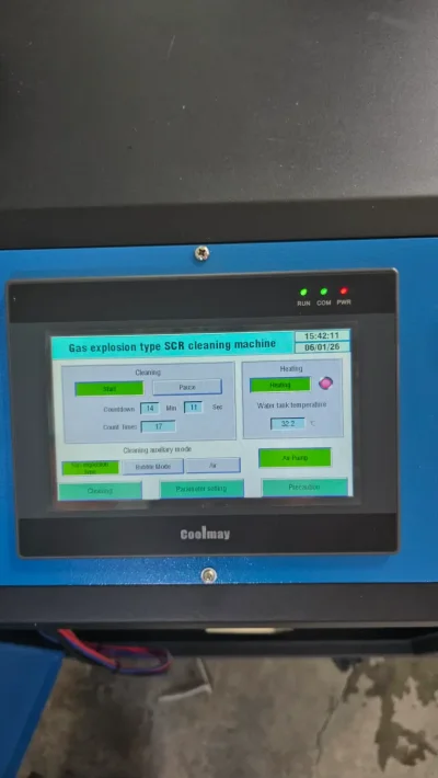 เครื่องล้างแคทตะไลติก SCR DPF