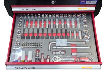 ตู้เครื่องมือ7ชั้น พร้อมเครื่องมือ 369ชิ้น รุ่น SK-369