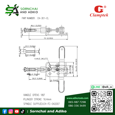CH-301-CL - CLAMPTEK