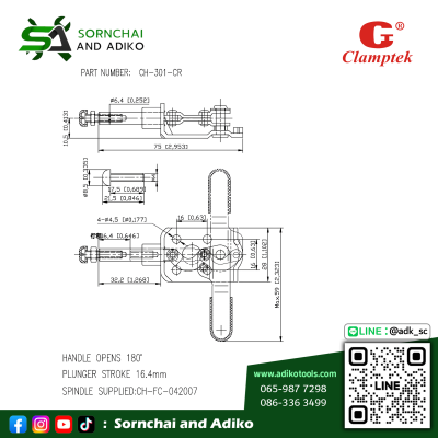 CH-301-CR - CLAMPTEK