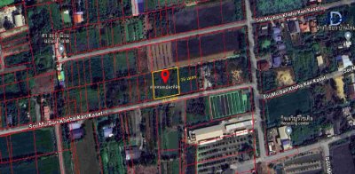 ขายที่ดิน 1 ไร่ เคหะการเกษตร ซอย ส.ส.สำเร็จ18 ต.บ้านใหม่ อ.บางใหญ่ จ.นนทบุรี