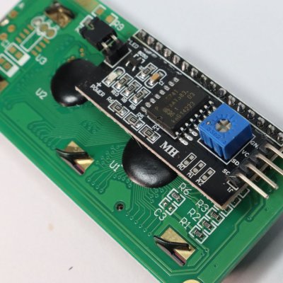 16x2 โมดูลจอแสดงผล LCD พร้อม I2C Blue