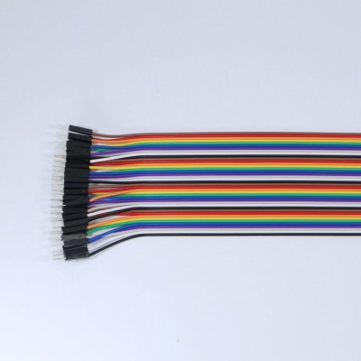 สายไฟจัมเปอร์ยาว 20cm ผู้ - ผู้ จำนวน 40 เส้น