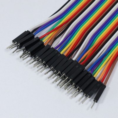 สายไฟจัมเปอร์ยาว 20cm ผู้ - ผู้ จำนวน 40 เส้น