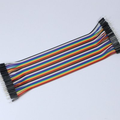 สายไฟจัมเปอร์ยาว 20cm ผู้ - ผู้ จำนวน 40 เส้น