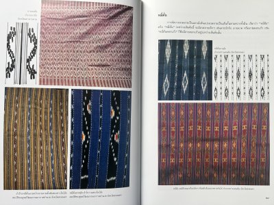 ลวดลายและสีสันบนผ้าทอพื้นเมือง  [ปี 44 - ปกอ่อน]