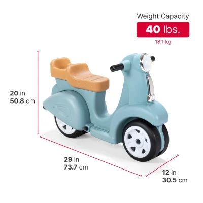 Step2 รถสกูตเตอร์ สี Rose Pink Ride Along Scooter
