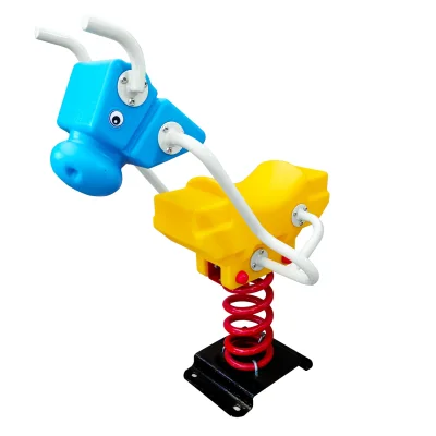 สปริงน้องวัว ฟ้า-เหลือง Cow Blue-Yellow Spring Seesaws Riders