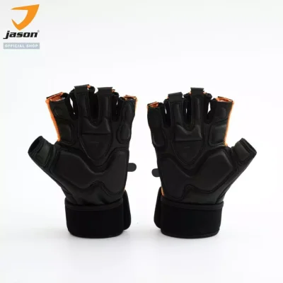JASON X-Fuel II ถุงมือยกน้ำหนัก หนังแท้ หนา 5มม.