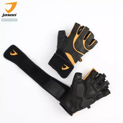 JASON X-Fuel II ถุงมือยกน้ำหนัก หนังแท้ หนา 5มม.