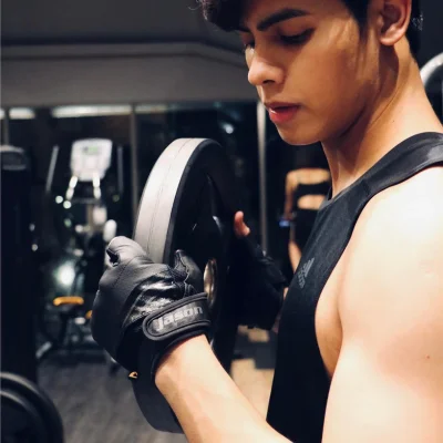 JASON X-Salute Series (X2) ถุงมือยกน้ำหนัก หนังแท้ SBR หนา 5mm.