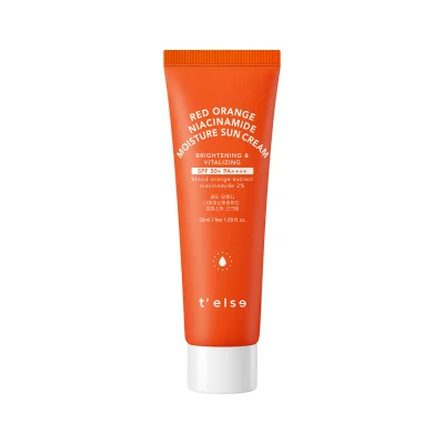 T'else Red Orange Niacinamide Moisture Sun Cream