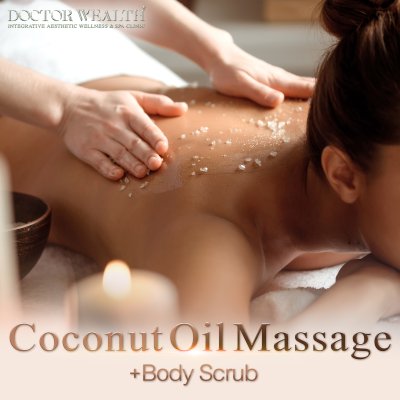 Coconut Oil Massage + Body Scrub