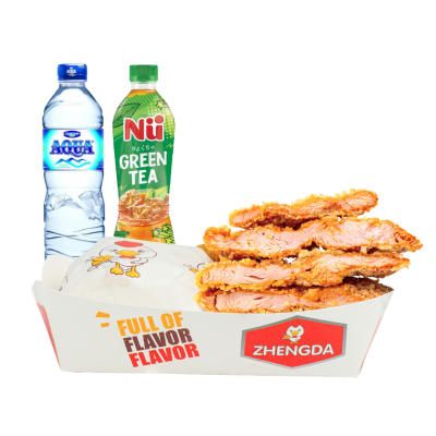 paket nasi ayam crispy Set XXL Great Value Combo ZHENGDA
