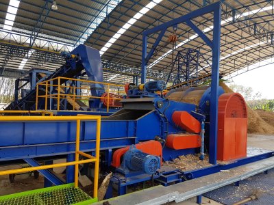 Drum Chipper Machine (Roller Feed)
