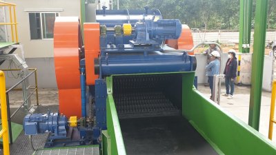 Drum Chipper Machine (Roller Feed)