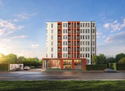 Aspire Kaset-Sena low-rise condo by AP Thailand, artist's impression