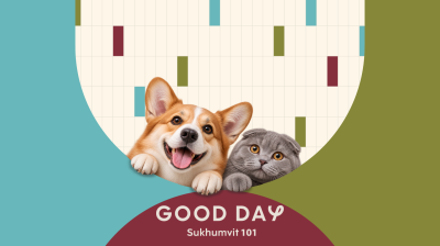 GOOD DAY Sukhumvit 101 pet-friendly condo by AP Thailand