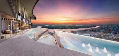 Panoramic Pool on the 46th floor of LIFE Sukhumvit-Rama 4