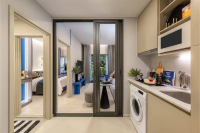 XELF by Sansiri show unit kitchen