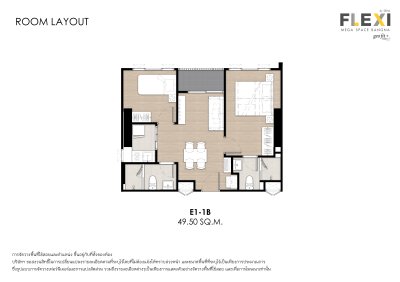 FLEXI MEGA SPACE: Japandi Condo near Mega Bangna,