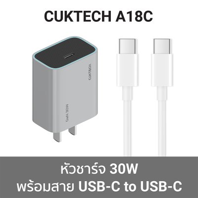 A18C เทา+สาย C to C