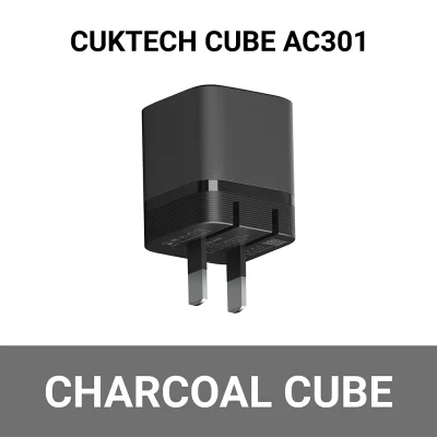 หัวชาร์จเร็ว CUKTECH AC301 30W (รองรับเทคโนโลยี PD3.0 40W) BK