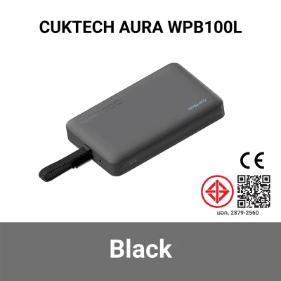 พาวเวอร์แบงค์_CUKTECH_AURA_WPB100L_CE_BK