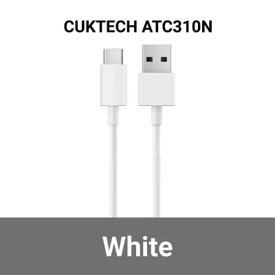สายชาร์จ CUKTECH ATC310N USB-A to USB-C 3A 60W WH