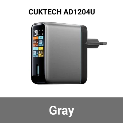 หัวชาร์จ_CUKTECH_AD1204U_120W_4_พอร์ต_ขากลม