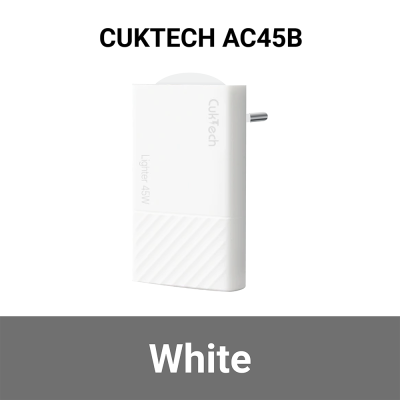 หัวชาร์จ TYPE C CukTech AC45B GaN 45W O