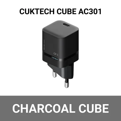 หัวชาร์จเร็ว CUKTECH AC301 30W (รองรับเทคโนโลยี PD3.0 40W) O BK