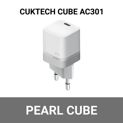 หัวชาร์จเร็ว CUKTECH AC301 30W (รองรับเทคโนโลยี PD3.0 40W) O WH
