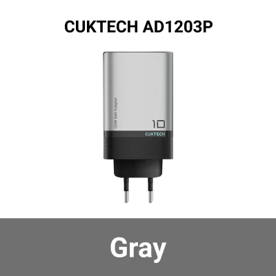 หัวชาร์จเร็ว CUKTECH AD1203P 120W GaN กลม