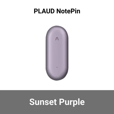 เครื่องบันทึกเสียง Ai แบบสวมใส่ PLAUD NotePin Wearable Ai purple