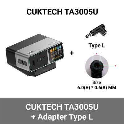 แท่นชาร์จตั้งโต๊ะ_CUKTECH_TA3005U_300W_type_L