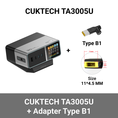  แท่นชาร์จตั้งโต๊ะ_CUKTECH_TA3005U_300W_type_b1