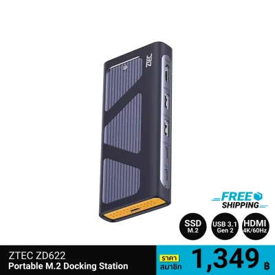 HUB 6 in 1 Portable ZTEC ZD622